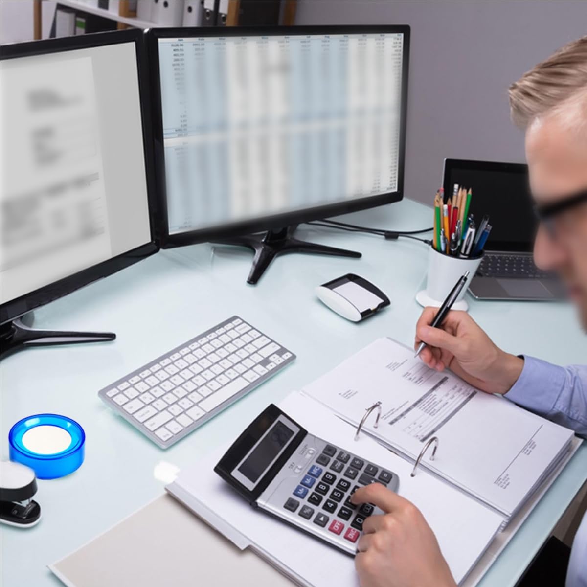 Humectador de dedos esponja para yemas de los dedos dispositivo humedecedor de manos azul