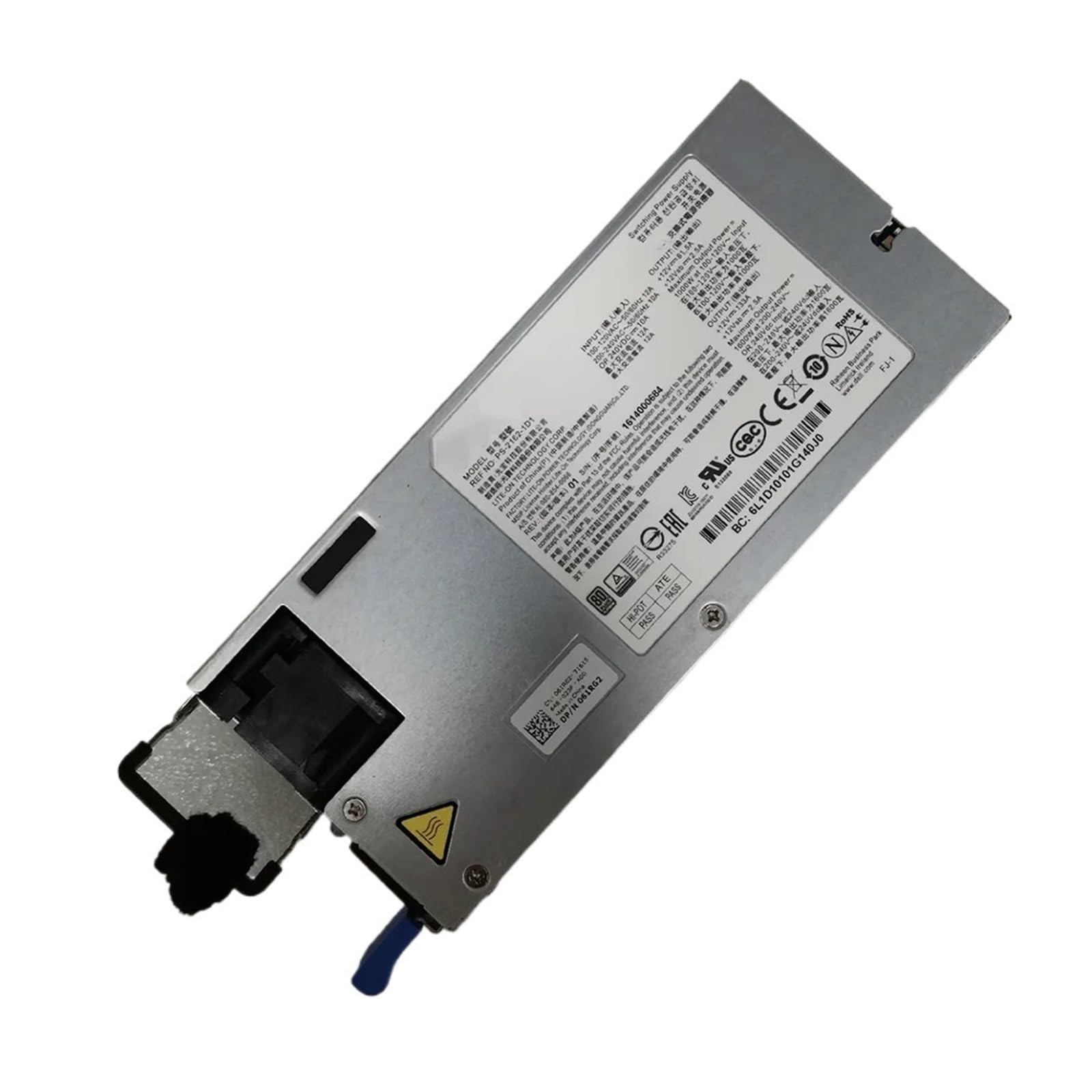 CLBSWYEJK Power Supply C6300 XC630 PS-2162-1D1 PS-2162-1D 1600W 61RG2 R6P6M