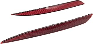 Replacement Tesla Model Y Reflector Rear Bumper Red Marker Lights Lens Trim 2020-2021 (Left & Right) (Tesla Model Y 2020 2021)