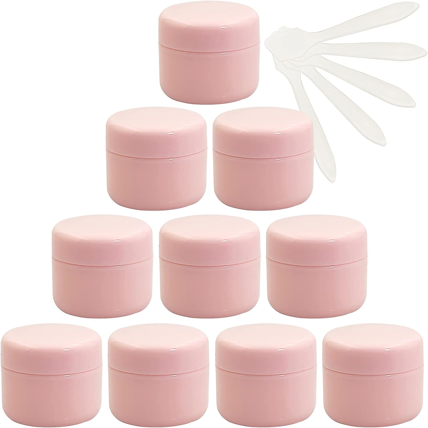 12 szt. z zakręcaną pokrywką(Pink,1.7 Ounces)