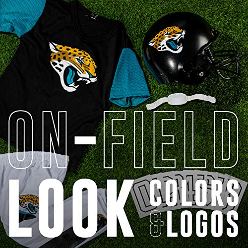Franklin Sports Jacksonville Jaguars Kids Football Uniform Set - Nfl Youth Football Costume For Boys & Girls - Set Includes Helmet, Jersey & Pants - Small #TOP3