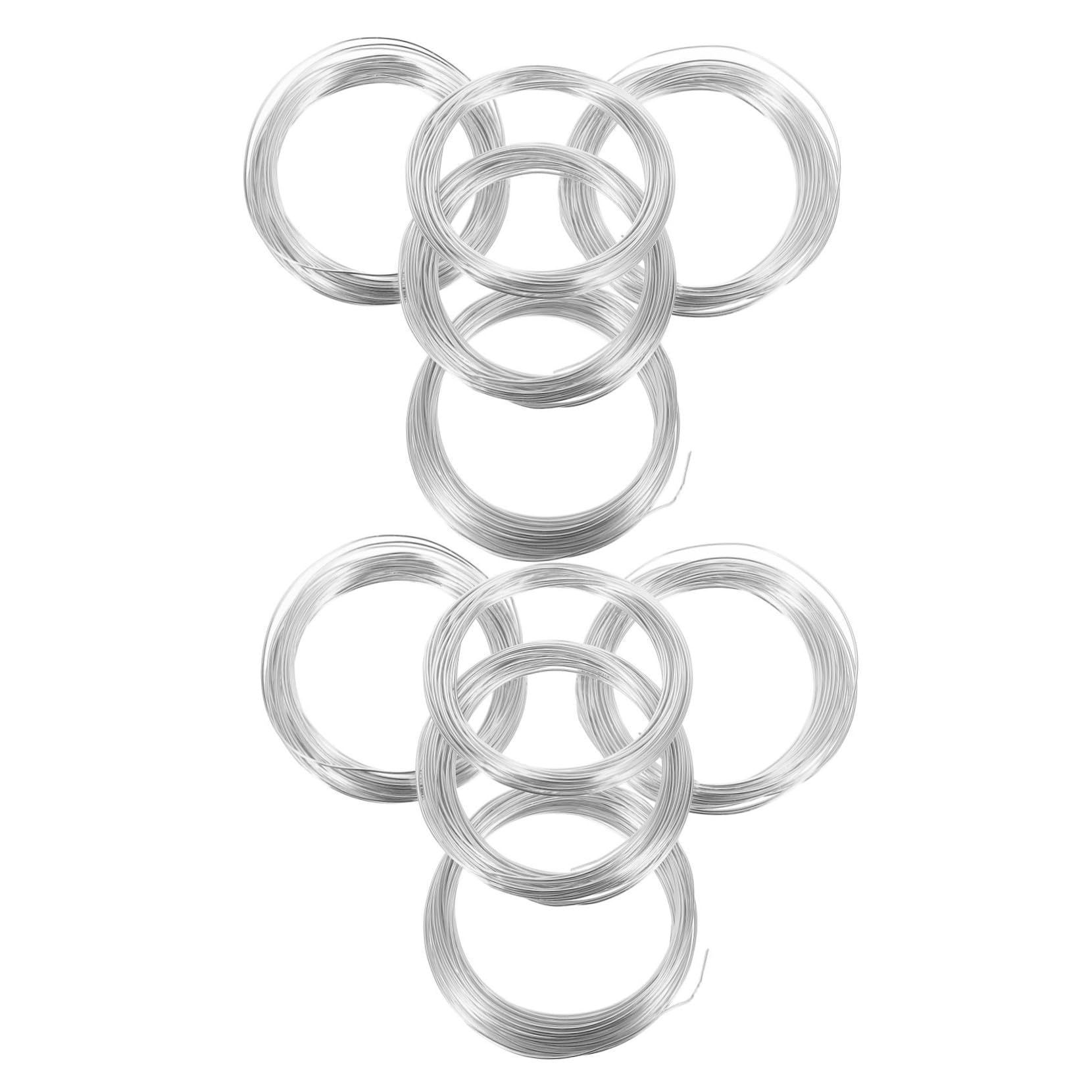 Hohopeti Gardening Bonsai Wires 10 Rolls 1mm Aluminum Multi-Color Ideal for DIY Projects Bonsai Care