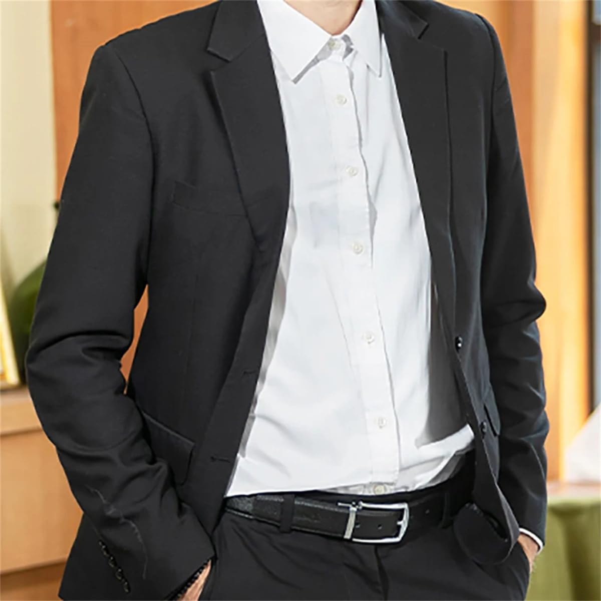 Herrengürtel Aus Echtem Leder, Wollfilz, Klassisch, Lässig, Jeans, Designer-Dornschließe