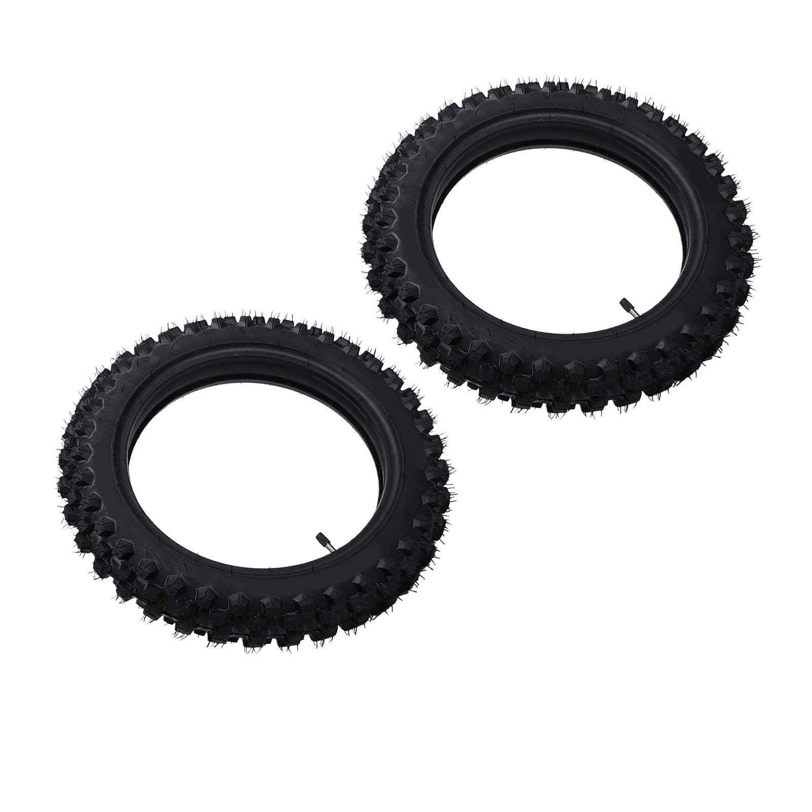 Set di Pneumatici per Moto da Cross, 14 Pollici Anteriore, 12