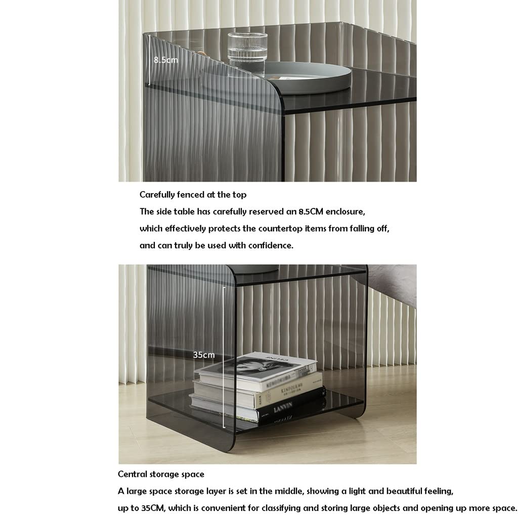 nachtschrank Acryl Nachttisch Kreative Minischlafzimmer Kleiner Nachttisch-Kabinett-Lagerschrank Modernem minimalistisches Wohnzimmer-Seitenkabinett nachttische (Color : A)