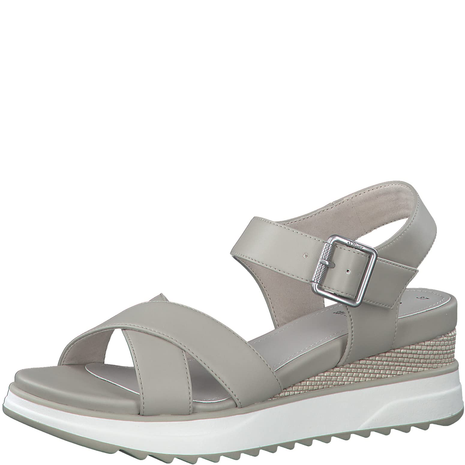 s.Oliver Women's 5-5-28707-20 Sandal, Lt Taupe, 5 UK