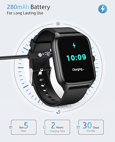 Miniatura 6 de Reloj inteligente para hombre con llamada Bluetooth, rastreador de actividad física de 1.96 pulgadas, pantalla táctil completa HD con monitor de