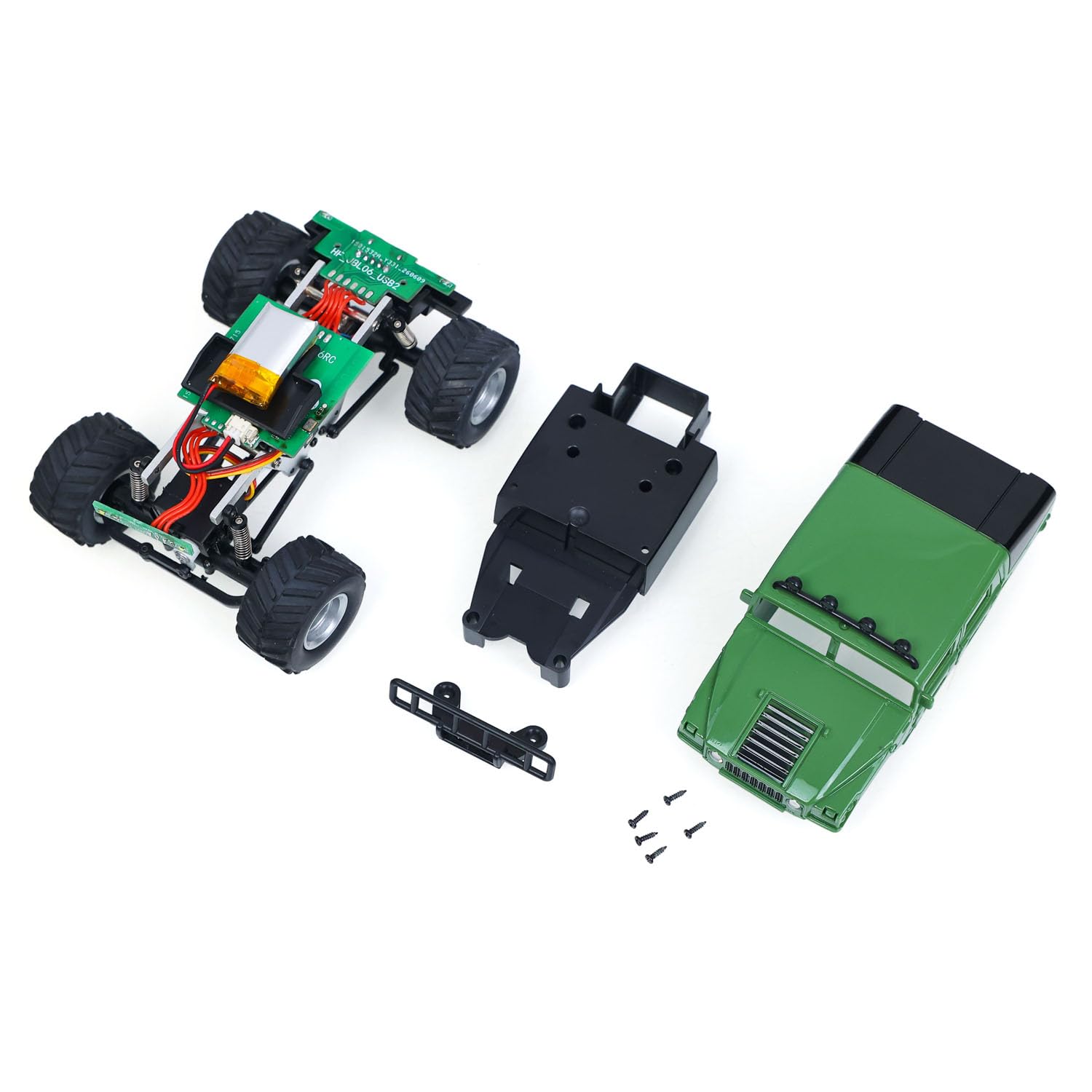 TOUCAN RC HOBBY Telecomando in plastica, 2,4 G, 1/36, 4 WD, bruchi, 3604A