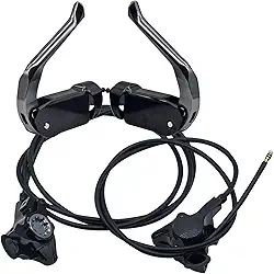 menolana Conjunto de freios hidráulicos para bicicleta, conjunto de freios a disco para bicicleta, esportivos, acessórios de reposição para a disco de mountain