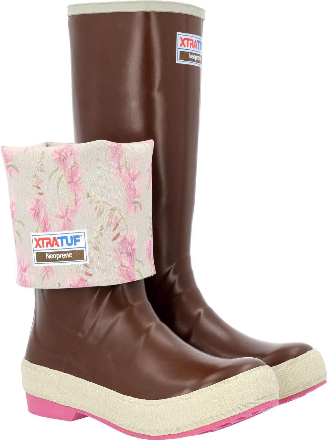 XTRATUF Women's Fireweed 15" Legacy Boot, Pink, Size 10(M)