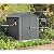Keter Outdoor Storage Tool Shed for House, Lawn & Garden, 6x8’ Darwin, Graphite