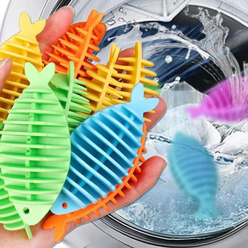 Amazon.co.jp: ソフトグルーマジックランドリーボール5個セット魚型 