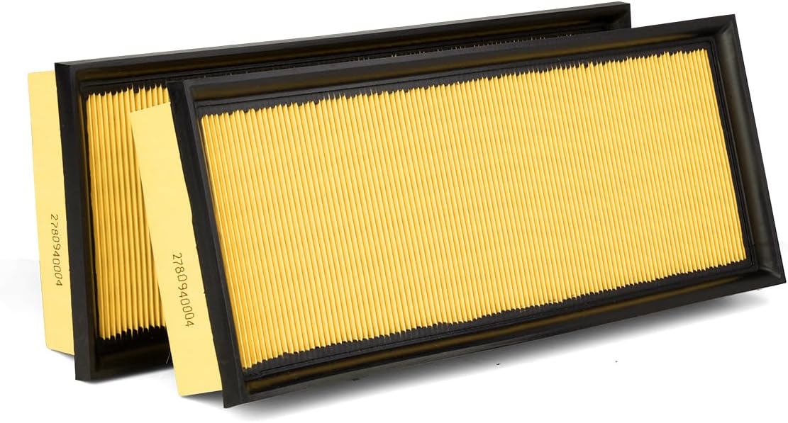 Cartist 278-094-00-04 Replacement Engine Air Filter Compatible with Mercedes-Benz S550 GL450 CLS550 SL550 GL550 E550 GLS550 G63 AMG S63 AMG Automotive Air Filters(2 Pack)