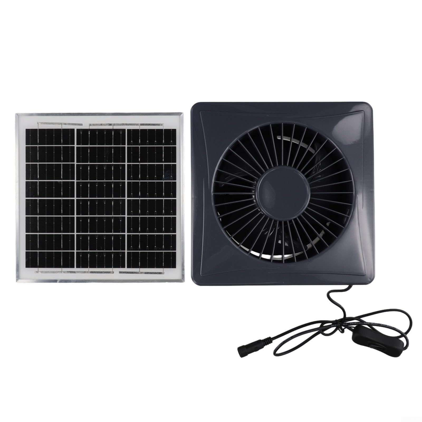 Extractor de Aire Solar 4 Pulgadas Ventilación Silenciosa(6 inch)