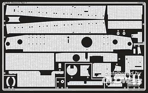 Eduard photoetch 1 35Zimmerit Tiger I AFV Clubedp35850