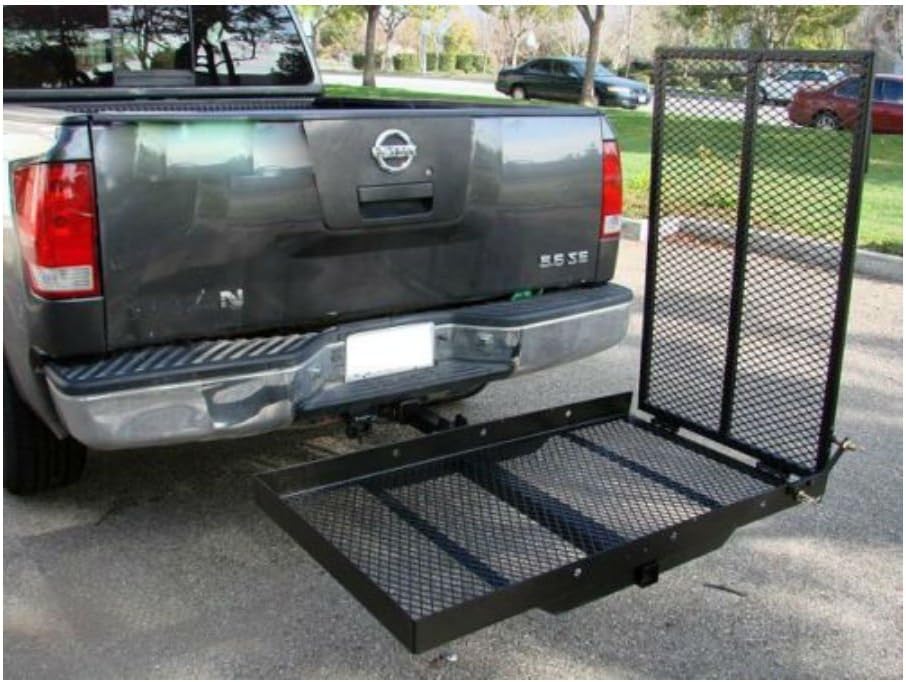 Fold Up Mobility Carrier Wheelchair Electric Scooter Rack Hitch Medical Ramp New