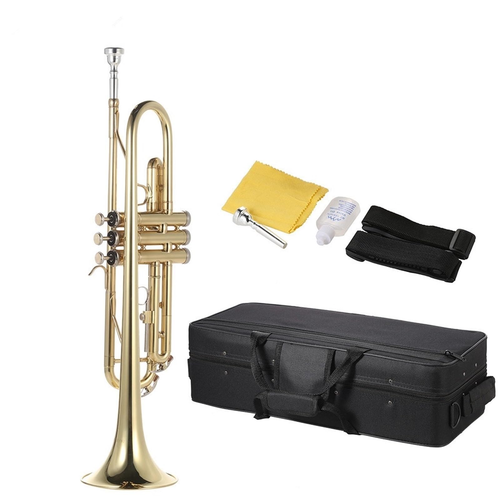 Trompeten Trompete Instrument B-Dur Profiprüfung Anfänger Rohr Messing Gold Kupfer Lack