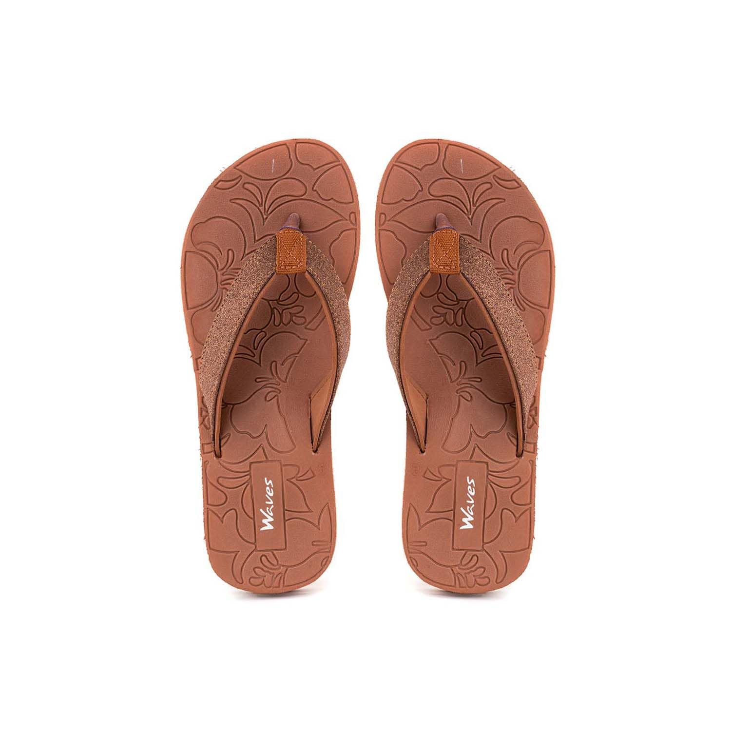 Khadims Waves Brown Casual Slippers for Women (7281904) (B0D11GQ5DF) Amazon Price History, Amazon Price Tracker