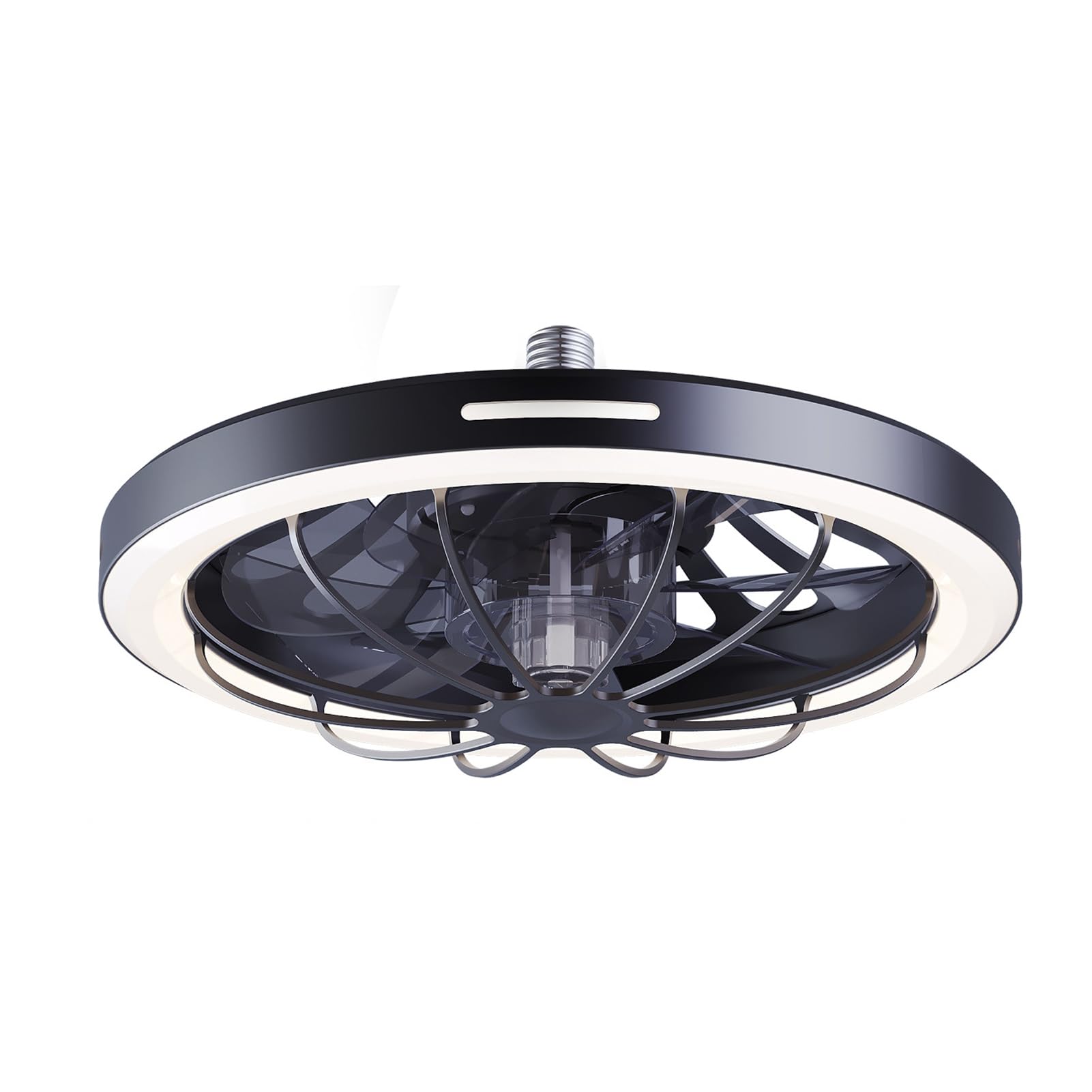 Lixsazse Black Ceiling Fan With Light Energy Efficient Remote Control Quiet Powerful Solution Bedroom Suitable For Any Room Ceiling Fan With Light And Control Remote,
