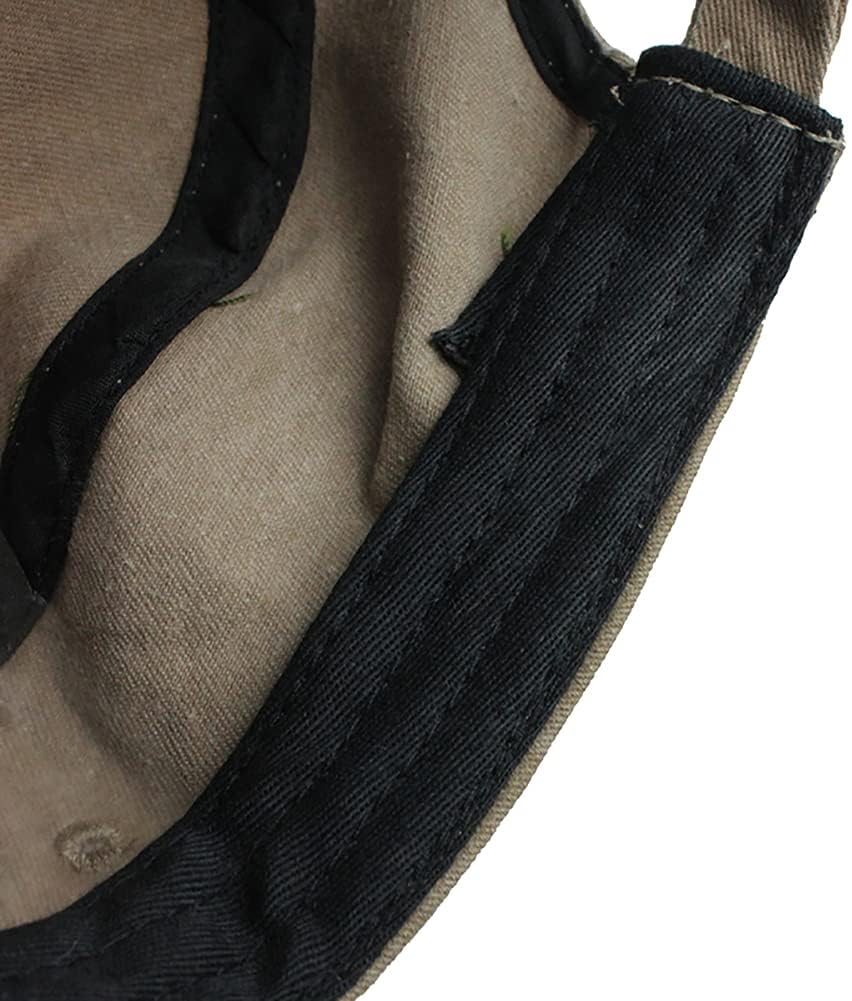 Military Cap Vintage Army Caps Washed Cotton Flat Top Cap Outdoor Sunhat - Image 8