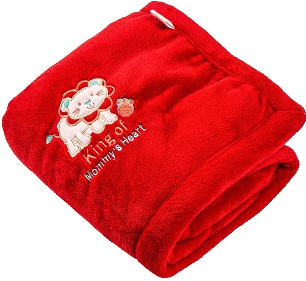 BRANDONN Baby Blankets New Born Double Layer Soft Coral Crib Top Sheet Cum Baby Bath Towel Bed Bedding For Baby Boys And Baby Girls, ?Flannel - 1-image-23
