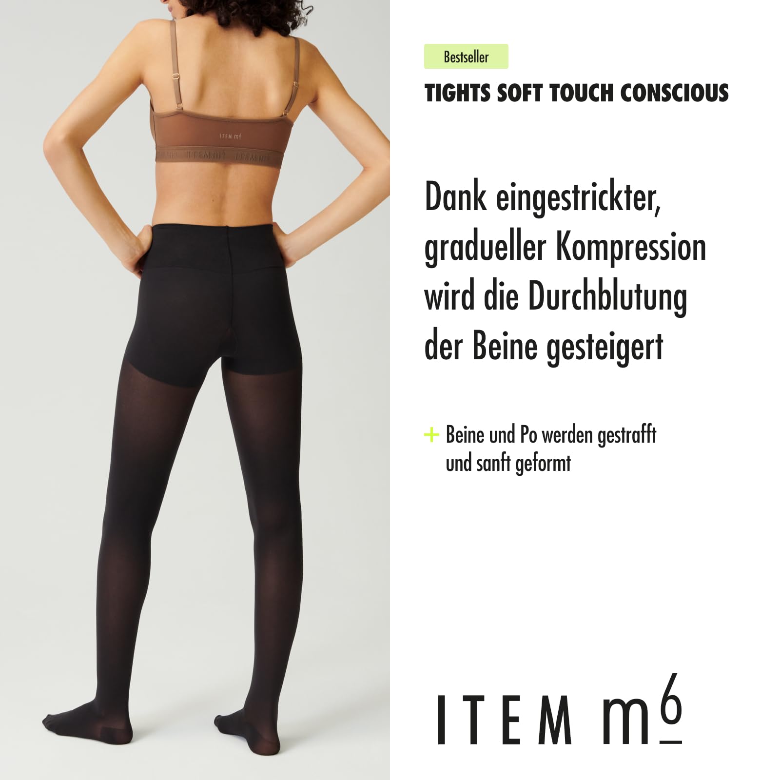 ITEM M6 - Collant da donna Soft Touch Control Top - Collant, modellanti, 50 DEN