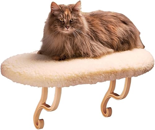 Miniatura 9 de K&H Pet Products Bolster Kitty Sill - Cama percha de ventana para gatos grandes, hamaca ortopédica para ventana que soporta 40 libras, funda