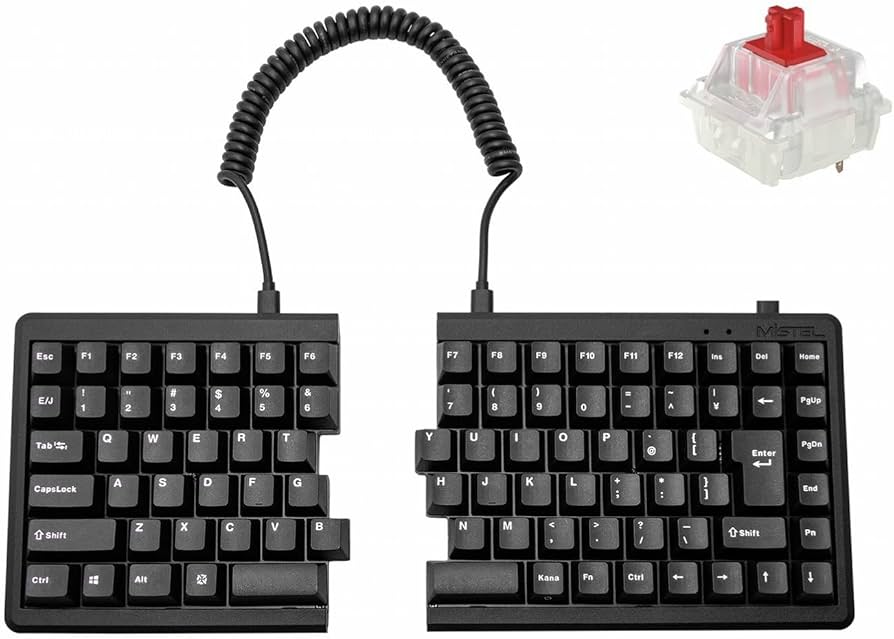 Borocco Mistel MD770 分割キーボードJIS 赤軸 Amazon.co.jp: BAROCCO MiSTEL MD770 (日本語配列/赤軸) 分離型