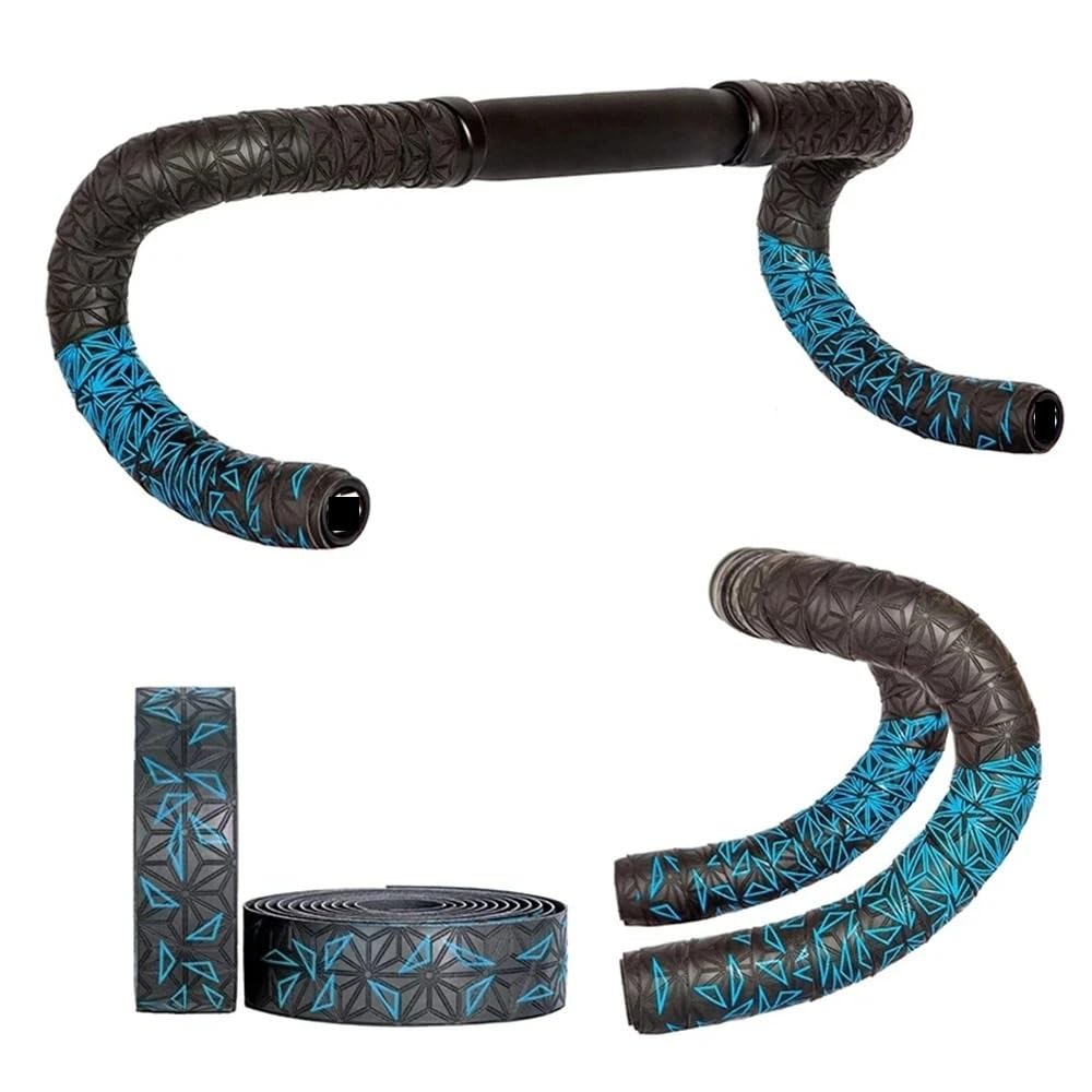 Guidoline EVA/PU Dégradée Pour Vélo De Route – 2150 Mm X 30 Mm, épaisseur 3 Mm, Antidérapante Et Anti-vibration – Couleur B-Black Rose Red