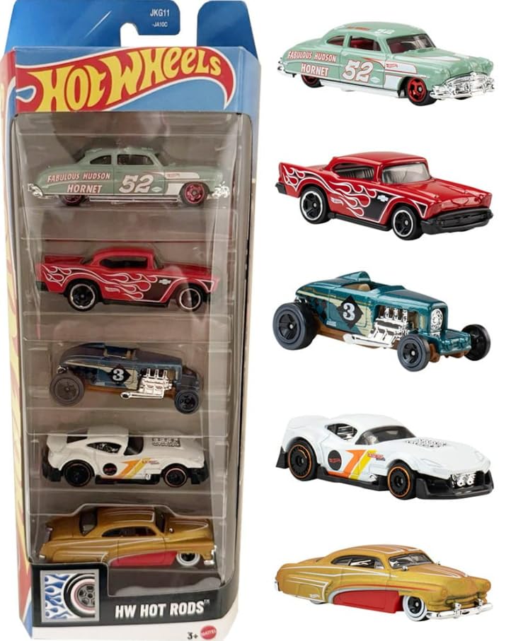 f*6様 0‼️HW HOT RODS Hot Wheels 5台セット ミニカ Amazon.com: Hot Wheels Hot Rods 5 Pack ['57 Chevy, '52 Hudson