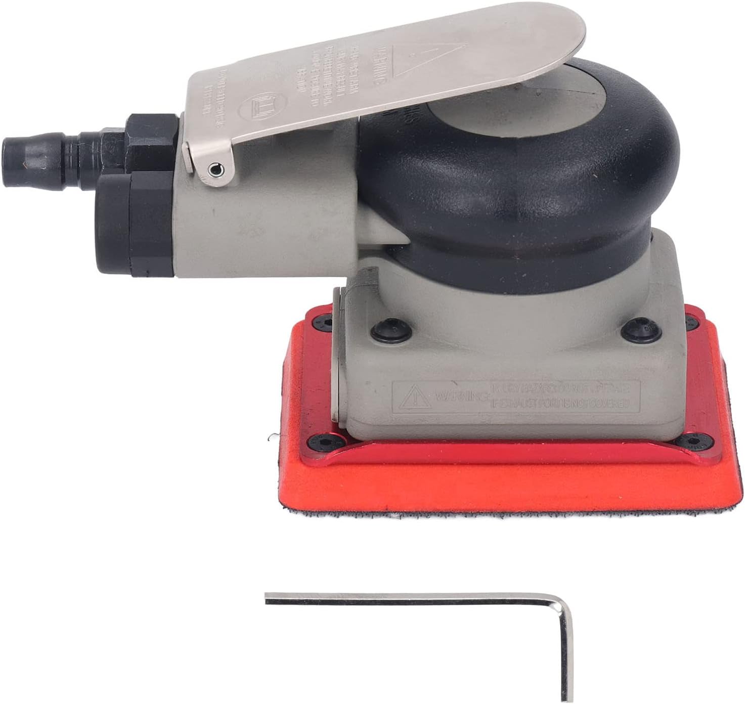 FLEXMAN Air Sander, 10000RPM 1/4in PT Inlet Square Pneumatic Sanding Machine for Wood Polishing, Car Waxing, Metal Polishing, 70 X 100Mm/2.8 X 3.9In