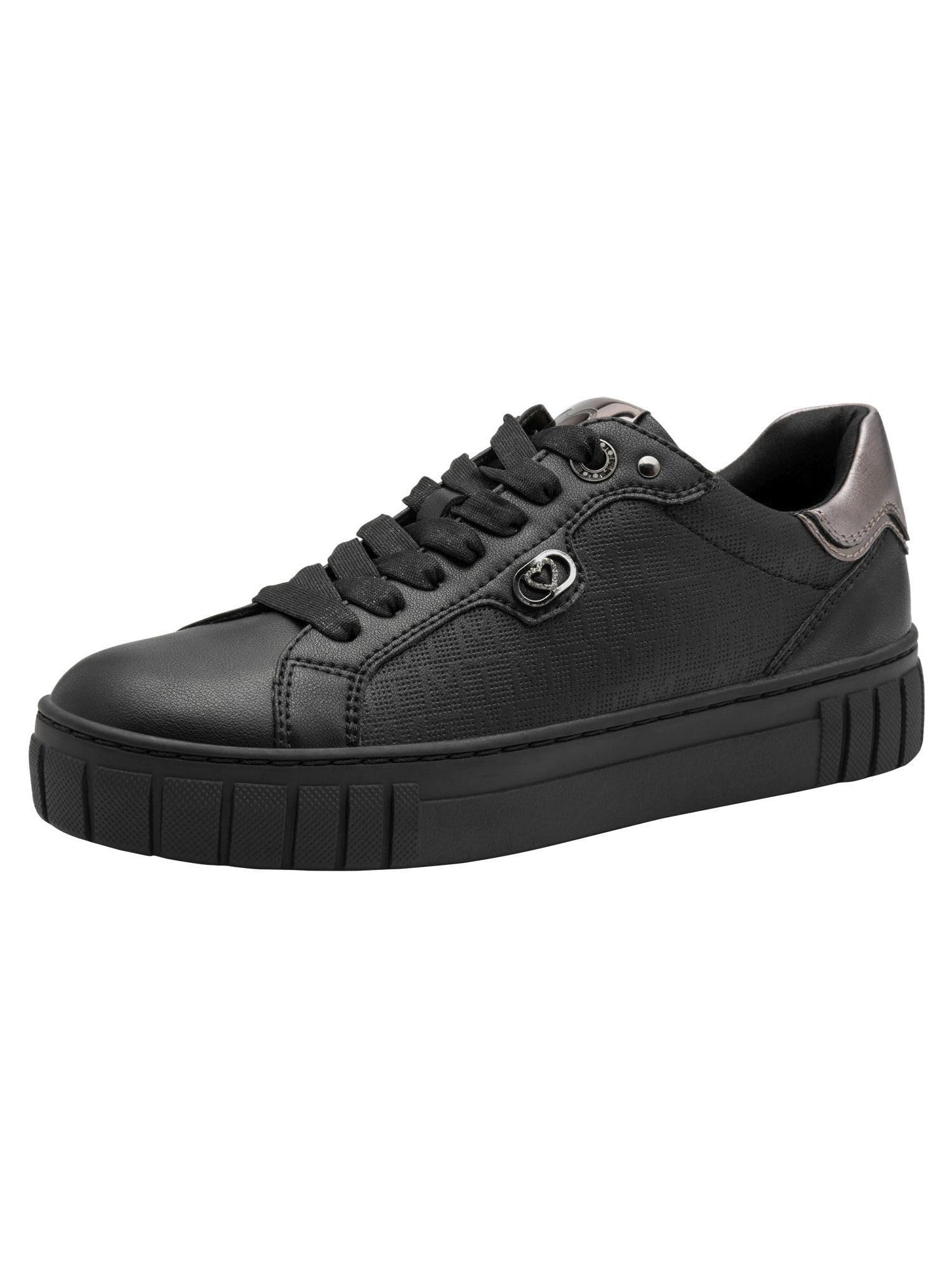 MARCO TOZZI Women's 2-23727-45 Trainers, Black (Black Comb), 8.5 UK