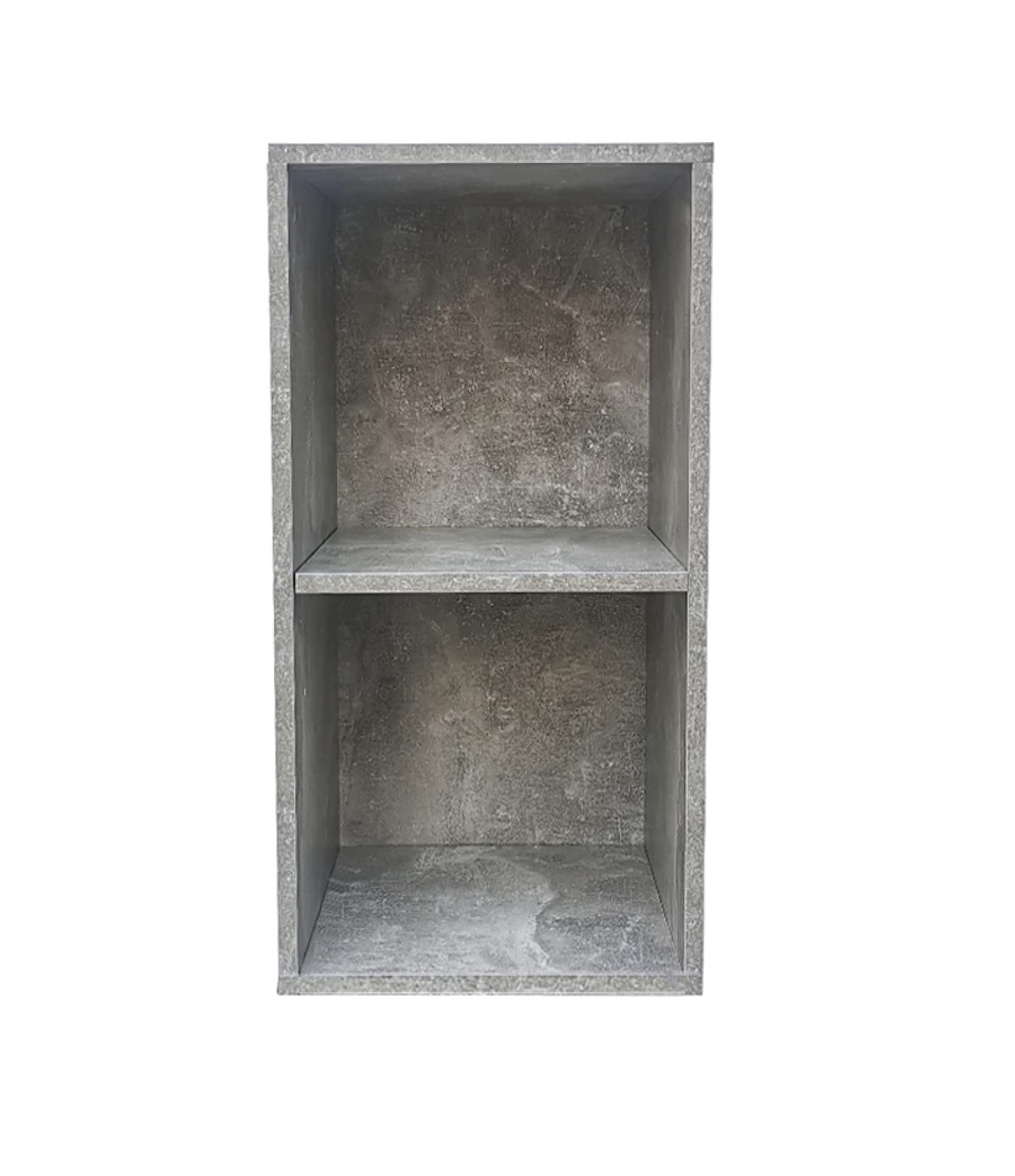 VDD Armario de almacenamiento para discos de vinilo LP - 2 compartimentos - Hormigón gris