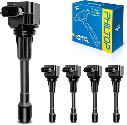 PHILTOP Bobina de encendido, UF617 de equipo original, paquete de 5, repuesto para G37, Q50, 370Z, QX50, M37, QX70, Q70L, Q60, Q40, FX37, M56, FX50,