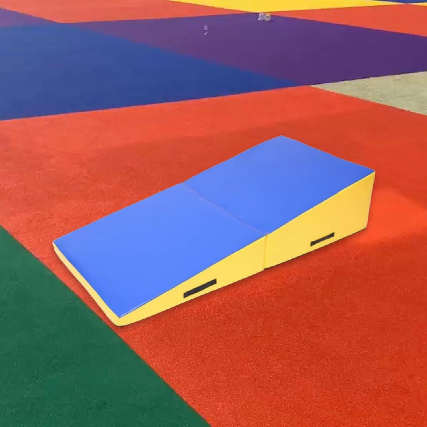 TISHITA ジムタンブリングマットフィットネス屋内31.50インチx23.62インチx11.81インチ体操ウェッジチーズウェッジ