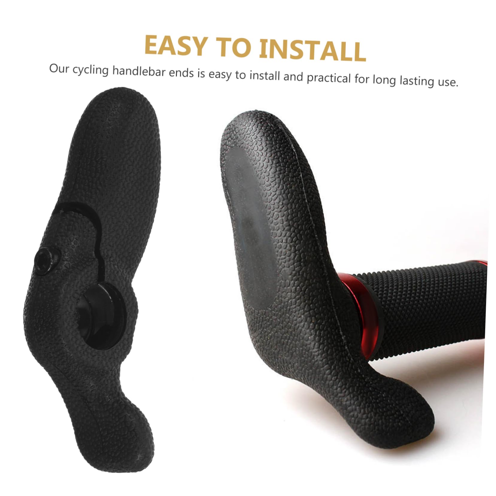 UKCOCO Poignées de Vélo pour Mountain Bike de Poignées Ergonomiques Antidérapantes Accessoires de Cyclisme pour Confort Optimal Lors de Longues
