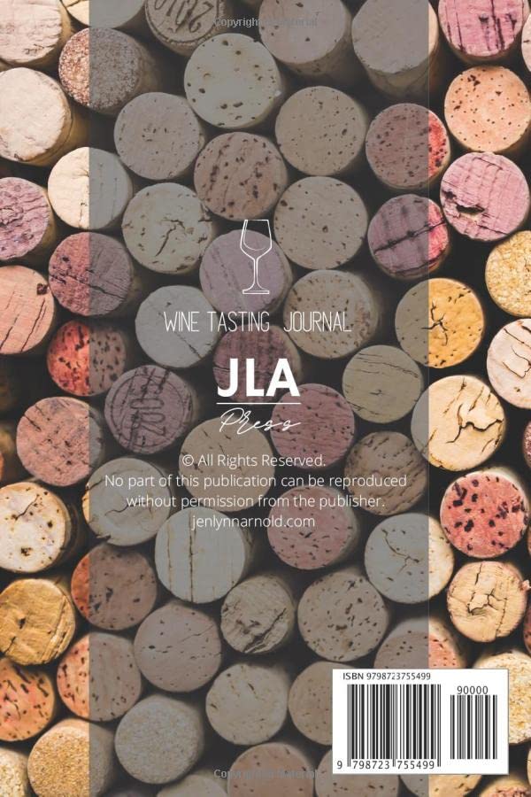 Wine Tasting Journal: A Notebook To Record Your Next Wine Tasting: Notebook, Diary, 120 pages, 6" x 9", Wine Corks - Image 2
