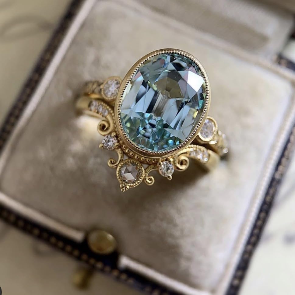Fashionable sapphire rings