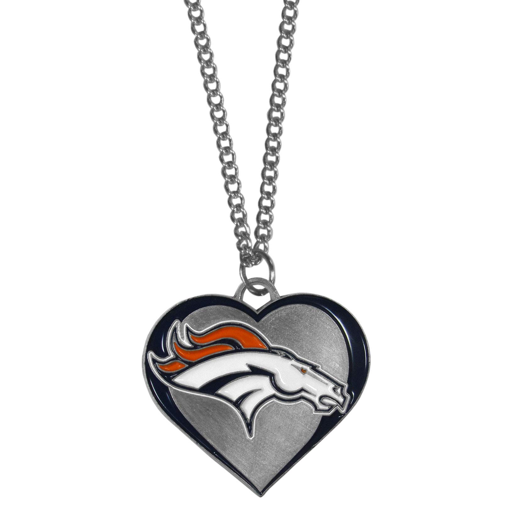 Siskiyou NFL unisex-adult Heart Necklace