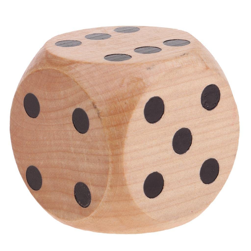 Jeu de dés de Jeu, 4 Jeux D6 à Six Faces 5 cm for Le Camping et de Nombreux Jeux