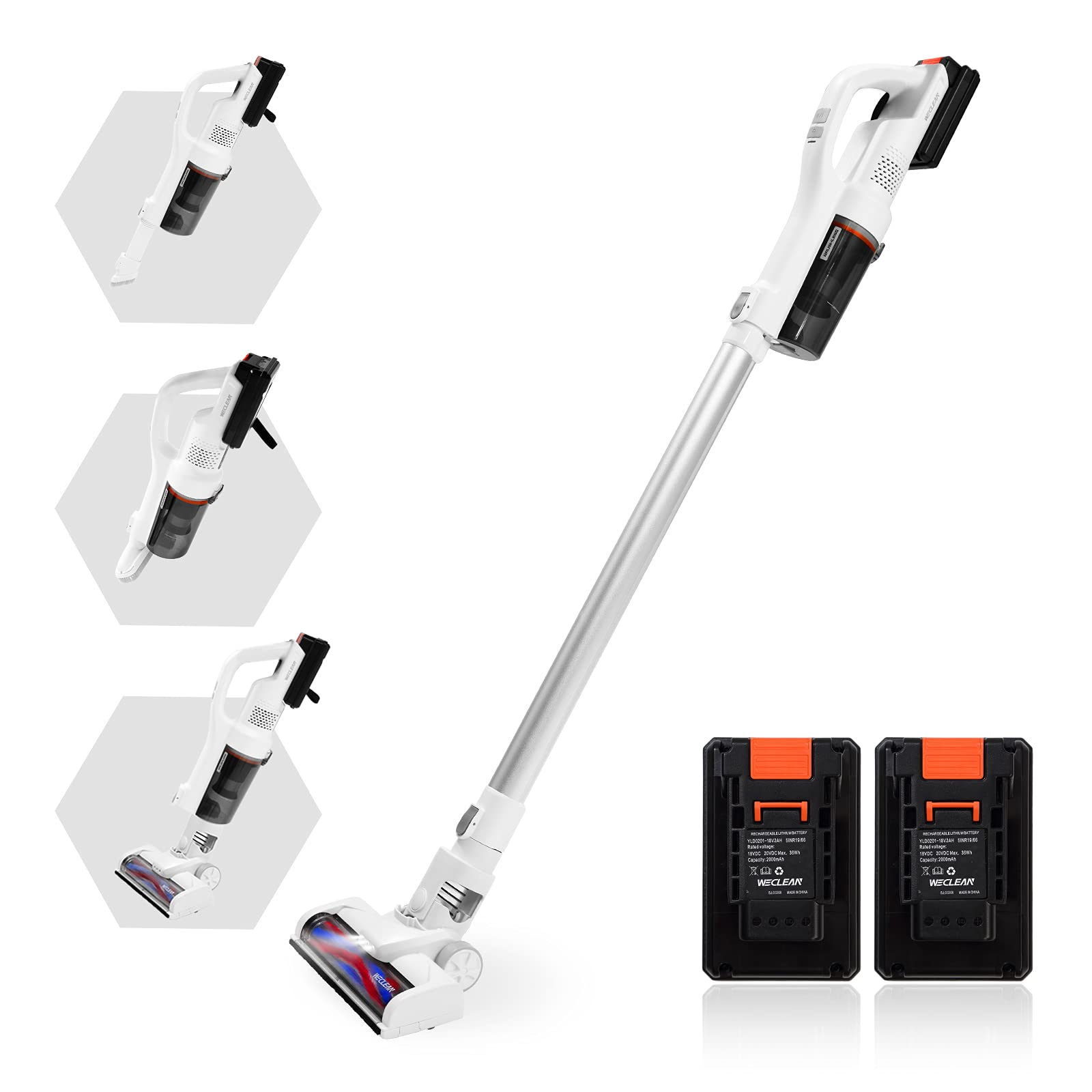 Assembled WECLEAN Cordless Vacuum Cleaner