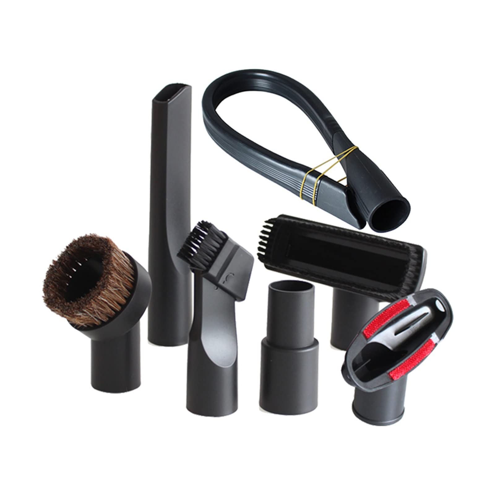 KurOto 32mm/35mm Staubsauger Pinsel Düse Saug Zubehör Hause Boden Teppich Bett Abstauben Fugenwerkzeuge Bürsten Ersatzteile Kits (Color : Set 7)