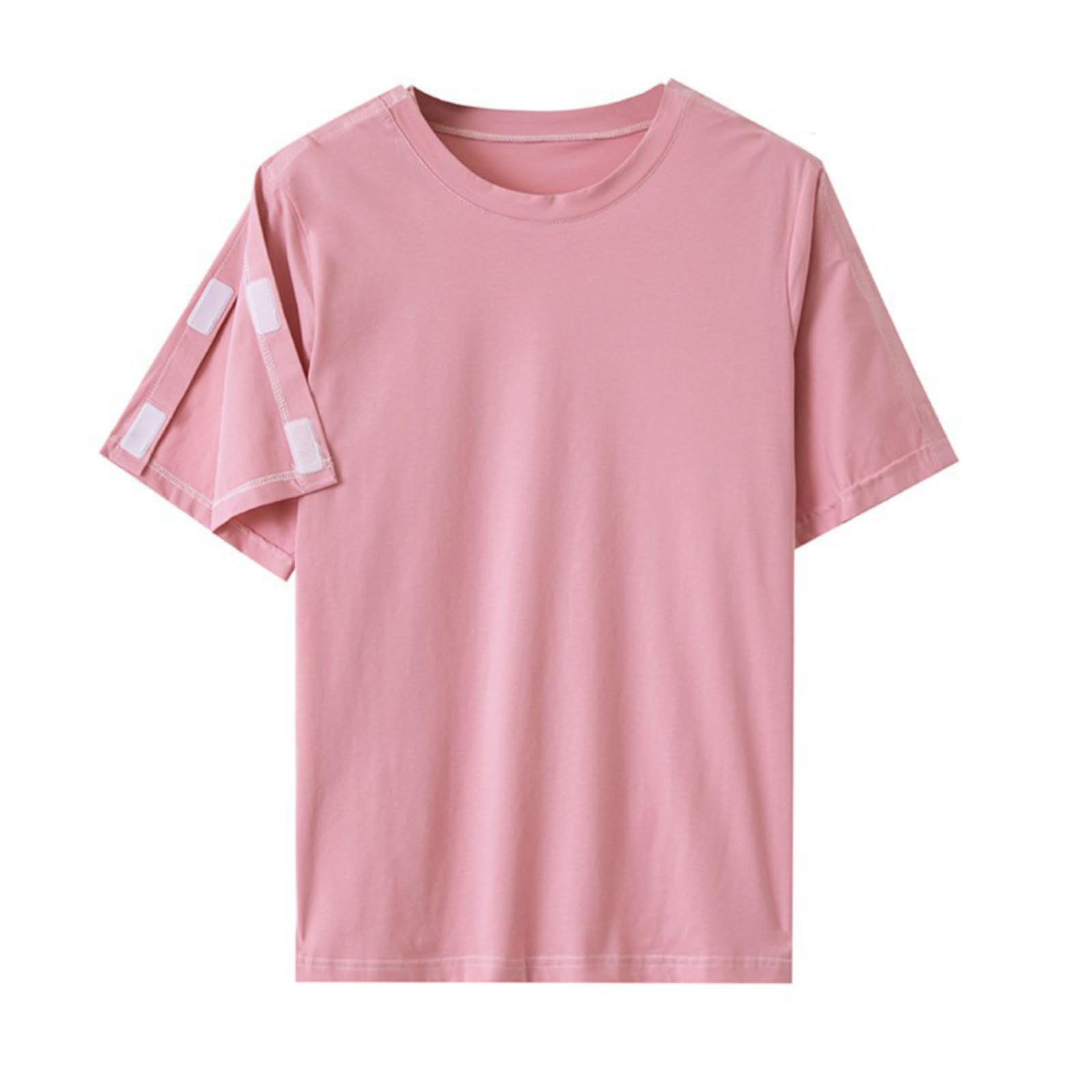 Costume da infermiera Camici da infermiera estivi da donna in puro cotone a maniche corte Abiti da allattamento Frattura post intervento chirurgico Abiti ospedalieri per pazienti costretti a letto