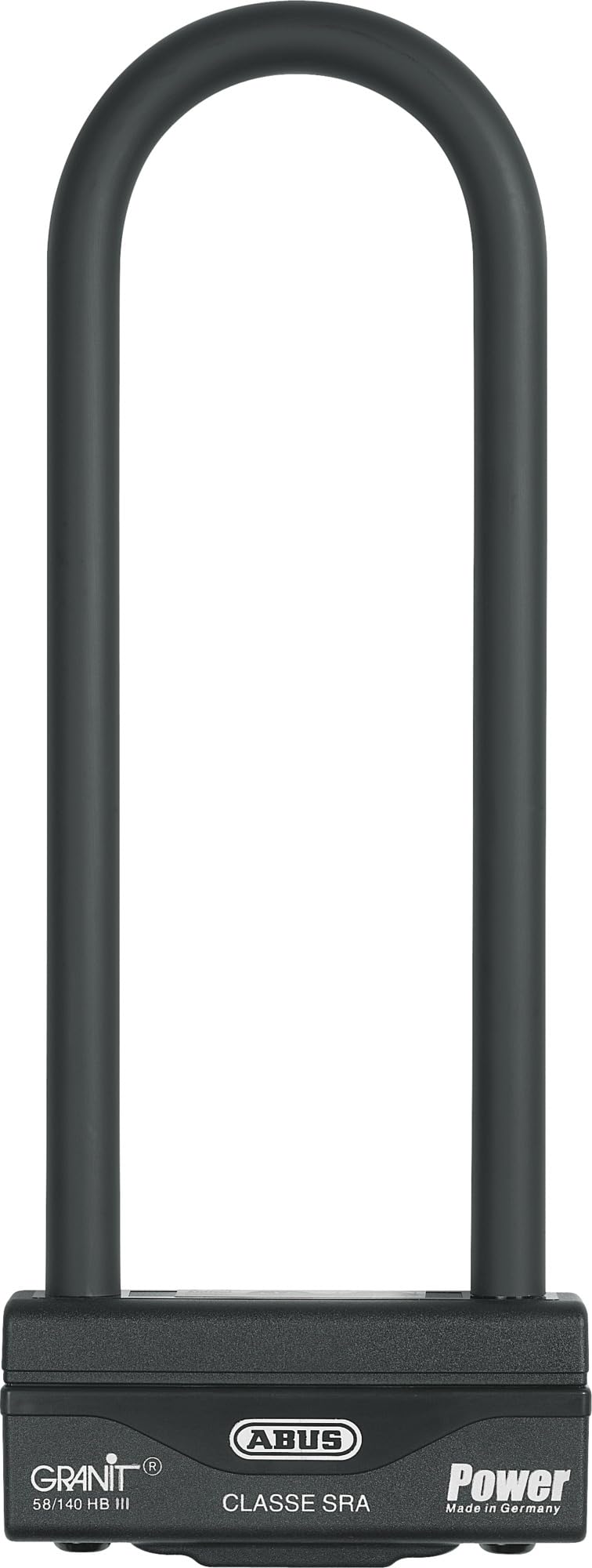 ABUS Antivol à Arceau Granit Power 58/140HBIII - antivol Moto Puissant à Double Verrouillage - Niveau de sécurité 18