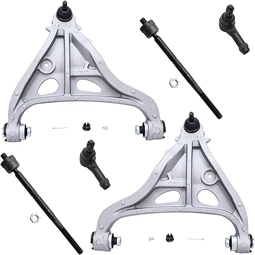 Miniatura 176 de Detroit Axle - Kit de suspensión delantera RWD para Chrysler 300 Dodge Charger Challenger Magnum 2 brazos de control superior con rótulas 2 rótulas