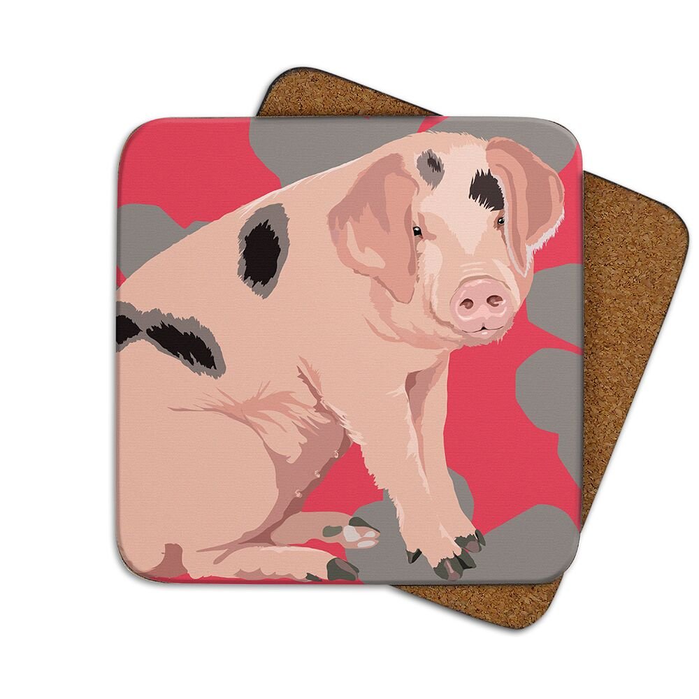 Pig Coaster by Leslie Gerry
