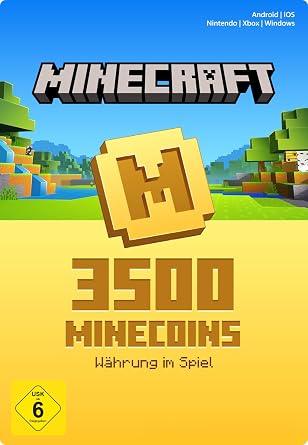 Minecraft: حزمة Minecoins: 3500 عملة معدنية (Konsole/PC/Mobile)