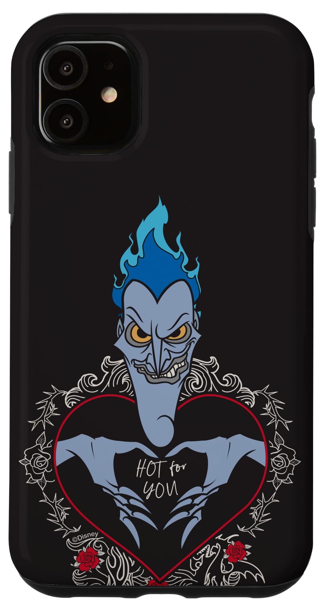 Custodia per iPhone 11 Disney Villains Hades Hercules Hot For You San Valentino