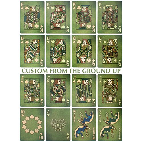 Baraja de Poker Verde Aces High Canvas miniatura 3