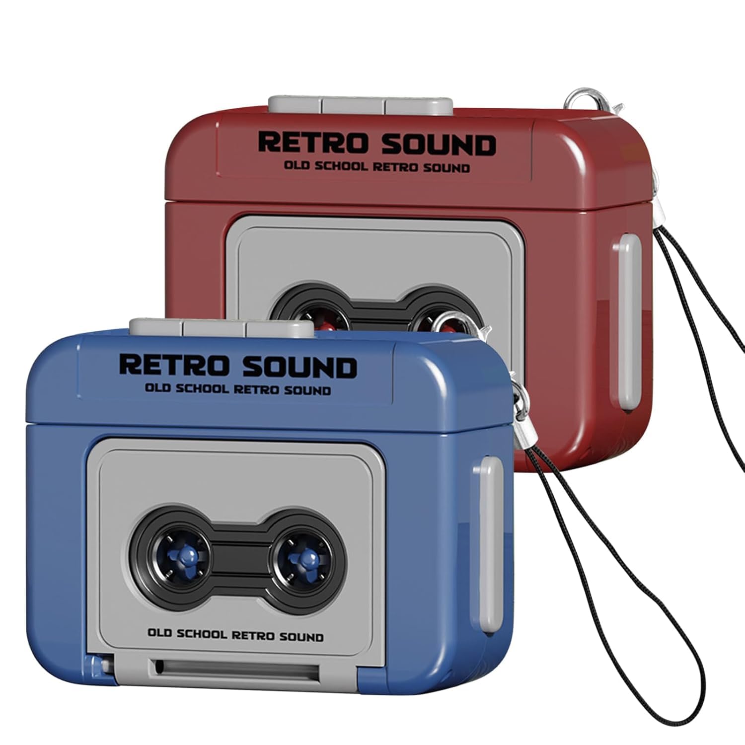 Retro Tape Recorder Keychain Set of 2 - Mini Cassette Player Style Portable Sound Keychain with Built-in Chinese Songs, Vintage Hanging Ornament for Backpack, Handbag & Car Keys-image-37
